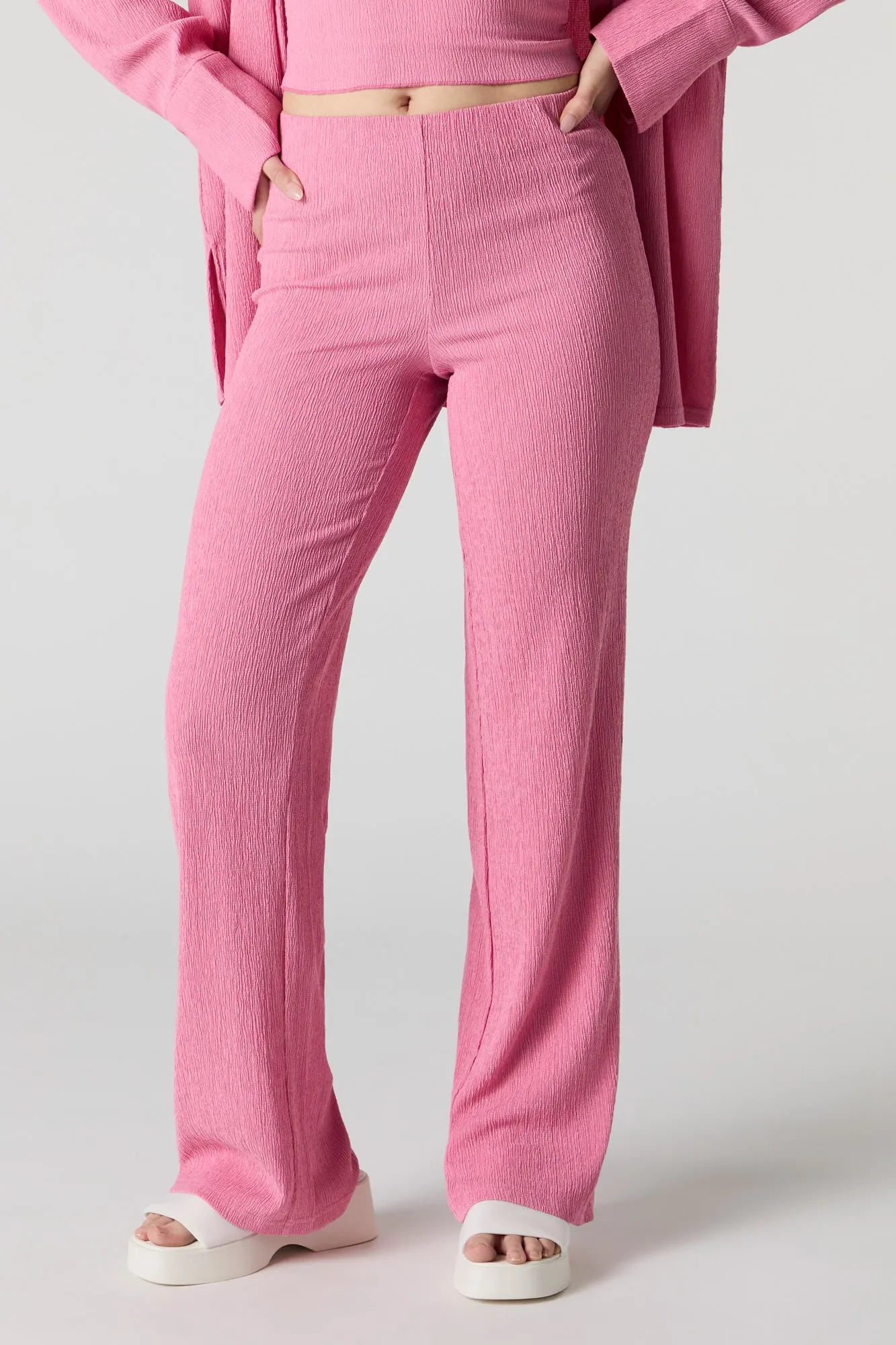 Crinkle Wide Leg Pant sold by Urban Planet product image thumbnail 2