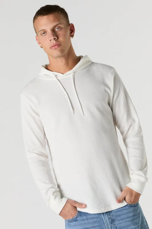 Haut à capuchon en tricot thermal sold by Urban Planet