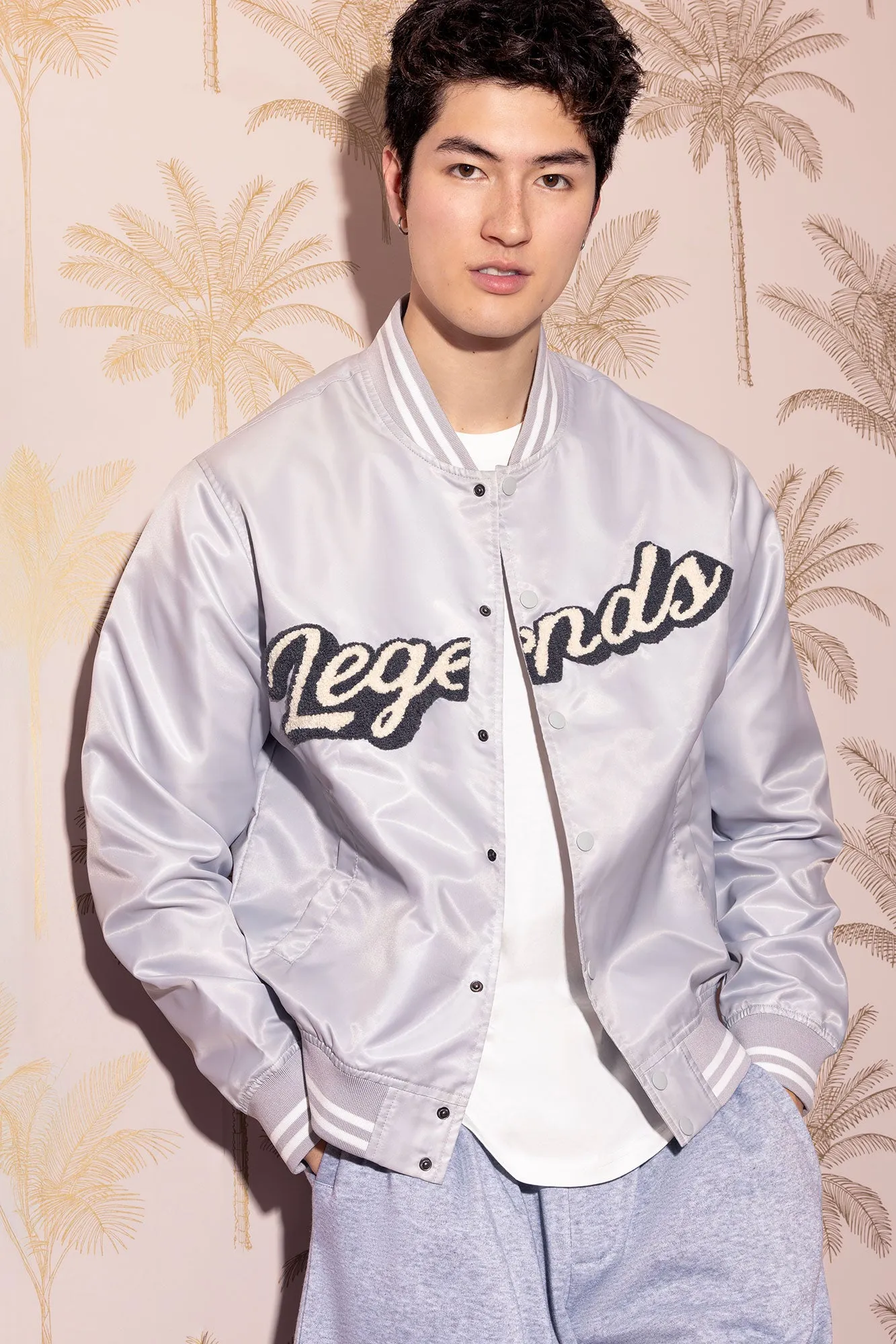 Legends Chenille Embroidered Varsity Jacket sold by Urban Planet