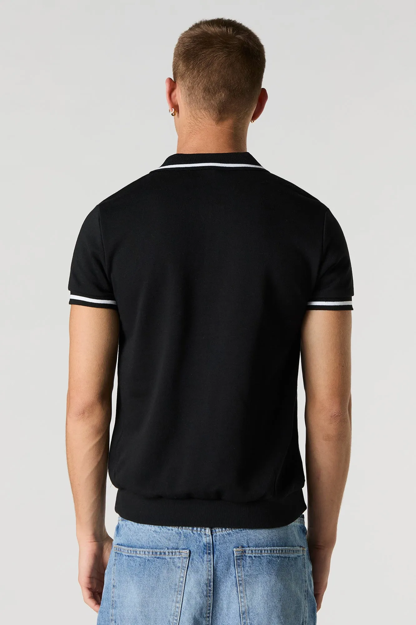 Polo avec rayures contrastantes sold by Urban Planet product image thumbnail 2