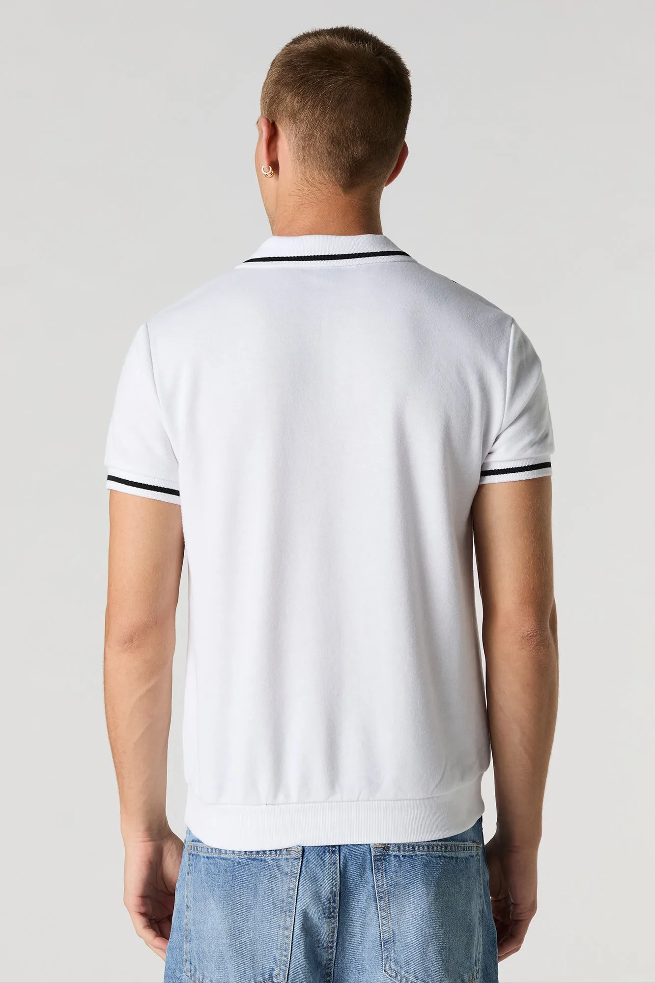 Polo avec rayures contrastantes sold by Urban Planet product image thumbnail 5