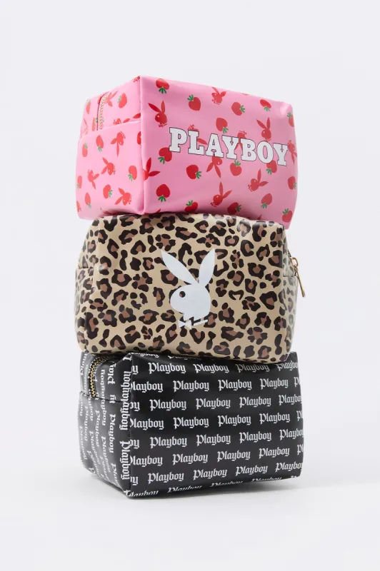 Playboy Cheetah Print Makeup Bag sold by Urban Planet
