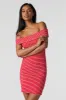 Ribbed Off Shoulder Bodycon Mini Dress sold by Urban Planet