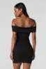Ribbed Off Shoulder Bodycon Mini Dress sold by Urban Planet