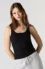 Camisole Henley côtelée à encolure ronde sold by Urban Planet