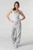 Camisole Henley côtelée à encolure ronde sold by Urban Planet