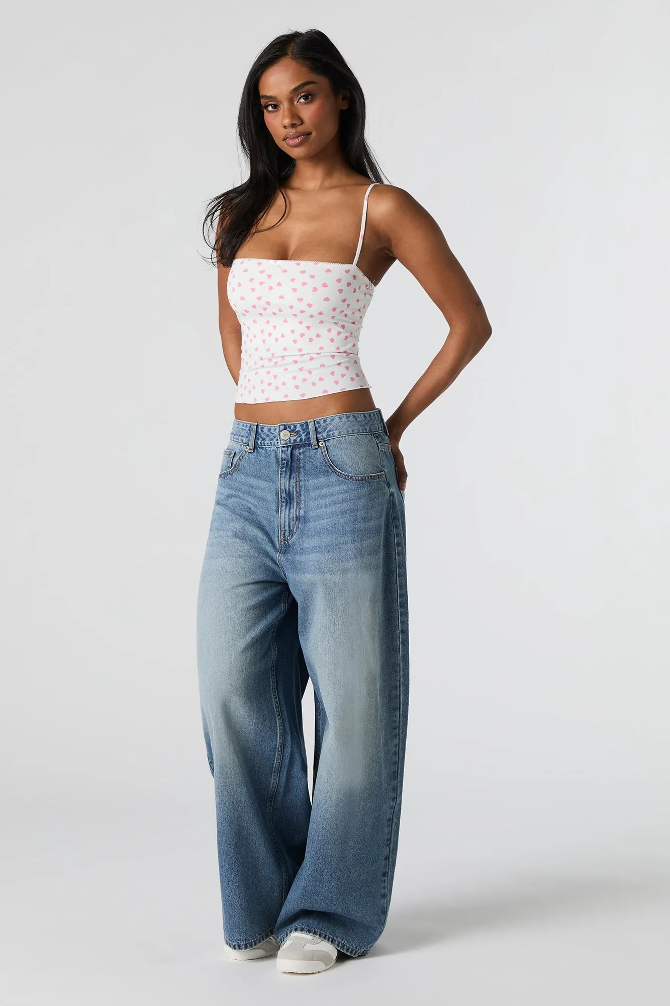 Contour Lace Bow Trim Cami sold by Urban Planet product image thumbnail 3