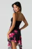 Minirobe asymétrique volantée en filet sold by Urban Planet