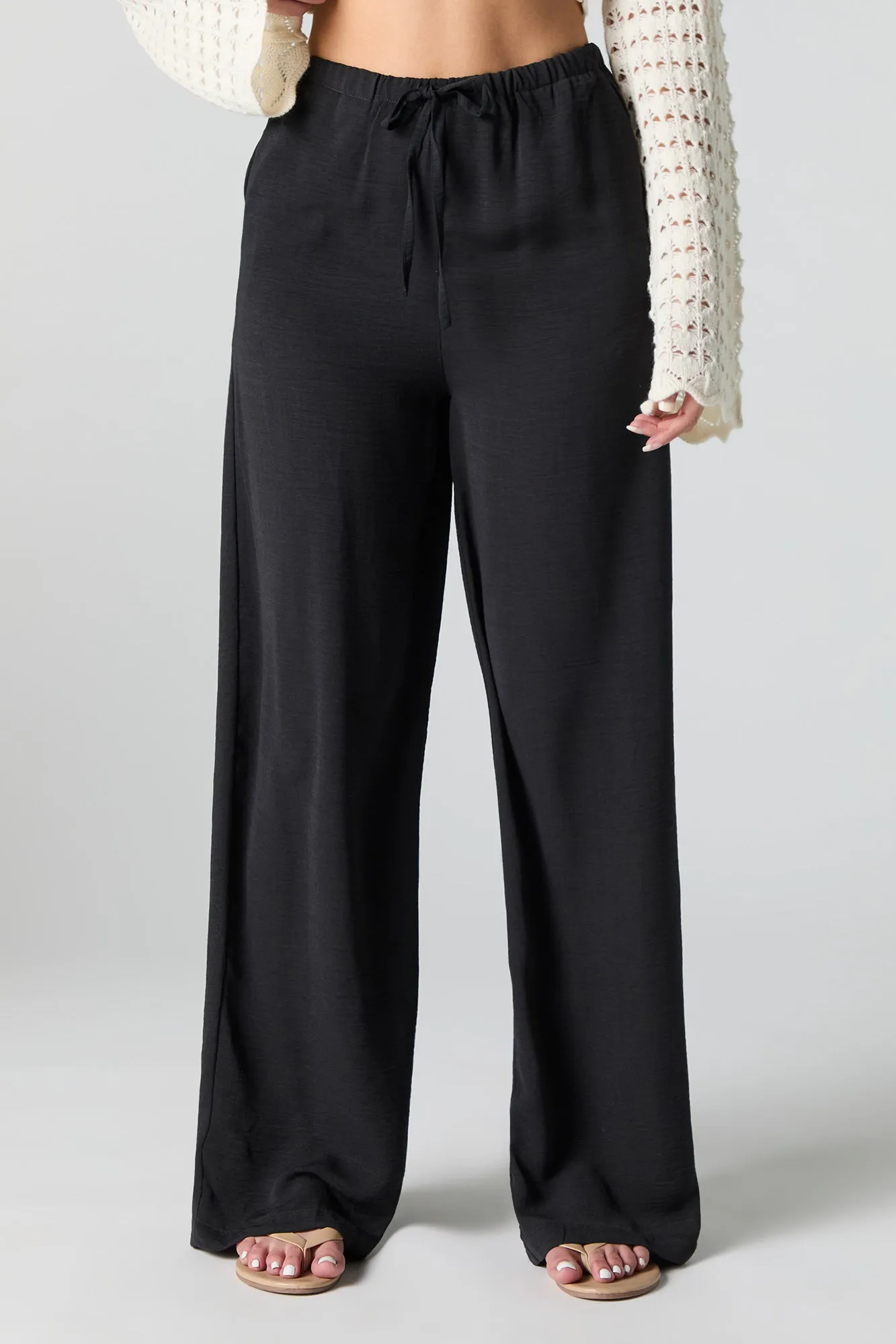 Pantalon à jambe large avec taille coulissante sold by Urban Planet product image thumbnail 5