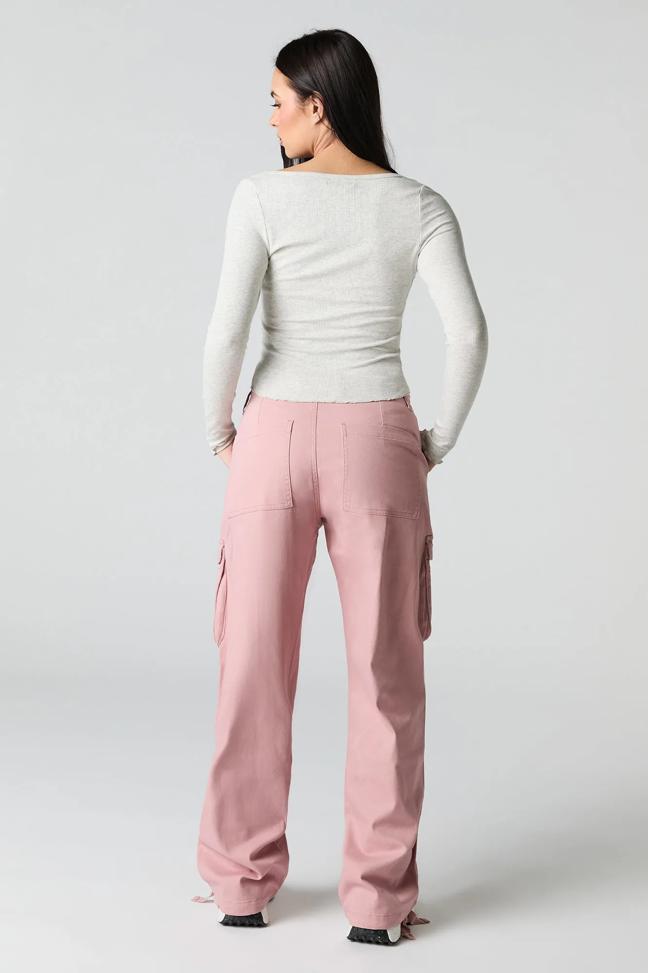 Drawstring Waist Cargo Pant sold by Urban Planet product image thumbnail 3