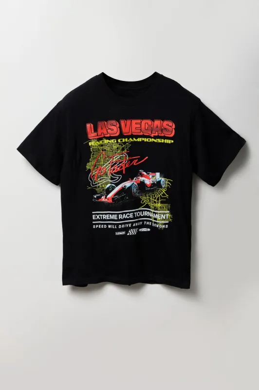 T-shirt à imprimé LA Racing sold by Urban Planet