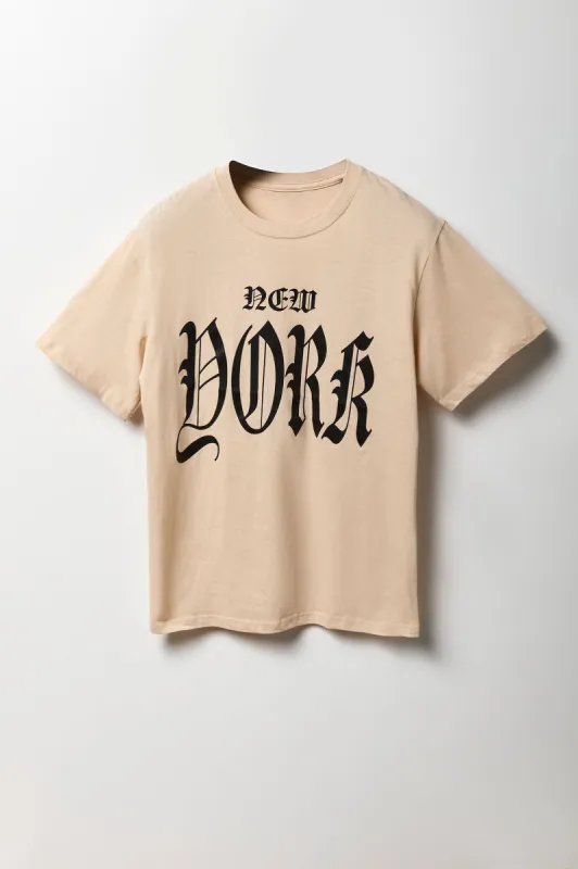 T-shirt à imprimé New York Gothic sold by Urban Planet