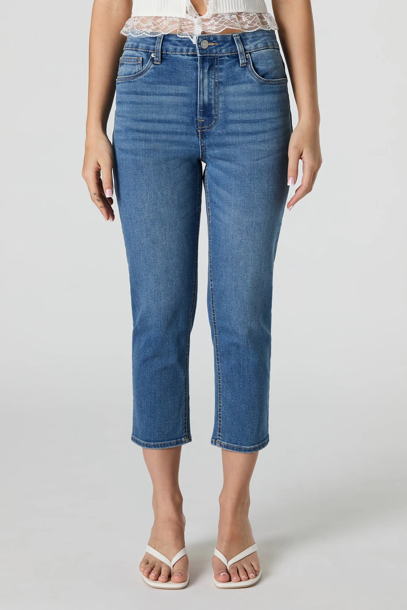Mid Rise Capri Jean sold by Urban Planet product image thumbnail 5