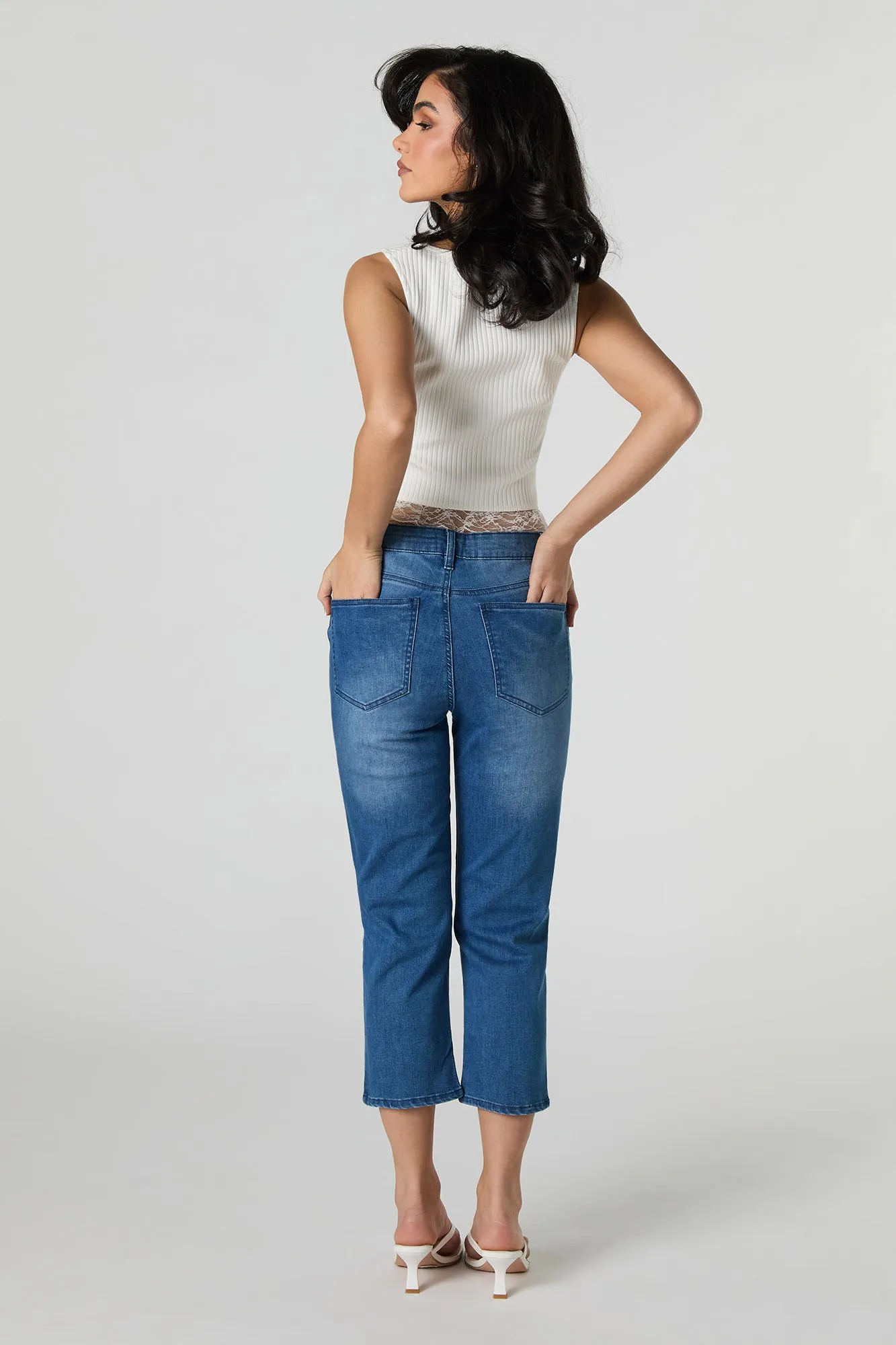 Jean capri mi-taille sold by Urban Planet product image thumbnail 3
