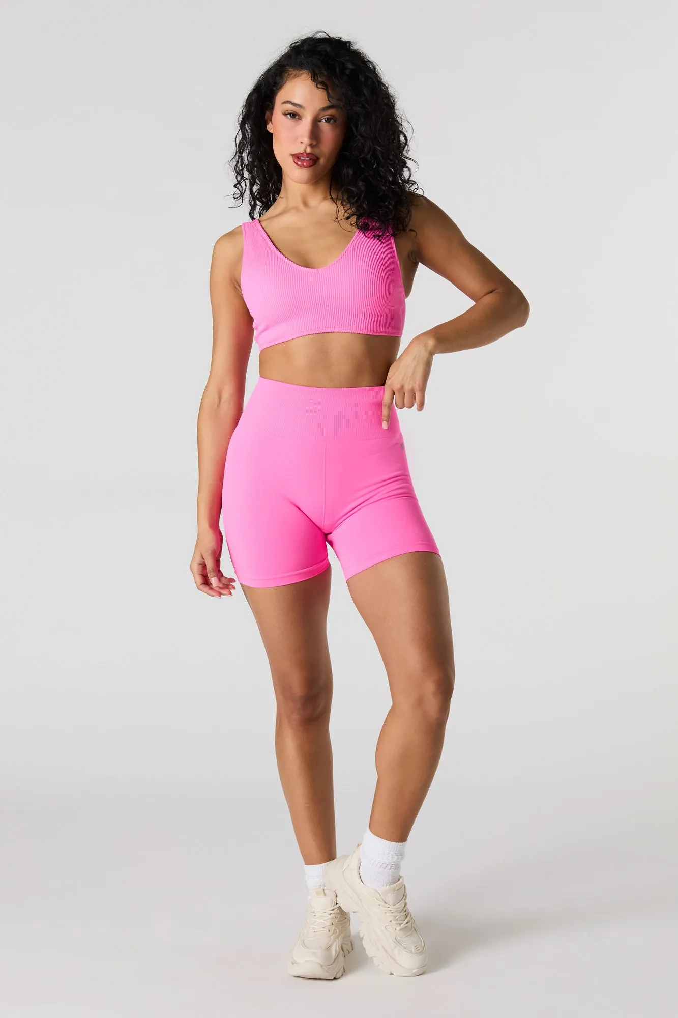 Short Active sans couture ruché au dos sold by Urban Planet product image thumbnail 3