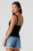 Seamless Ribbed V-Neck Tank with Built-In Cups sold by Urban Planet
