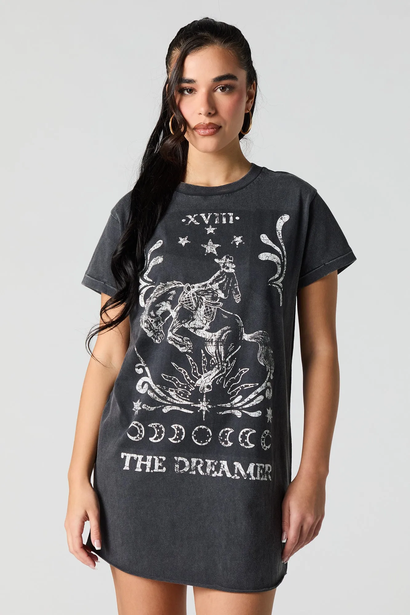 Graphic Mini T-Shirt Dress sold by Urban Planet product image thumbnail 4