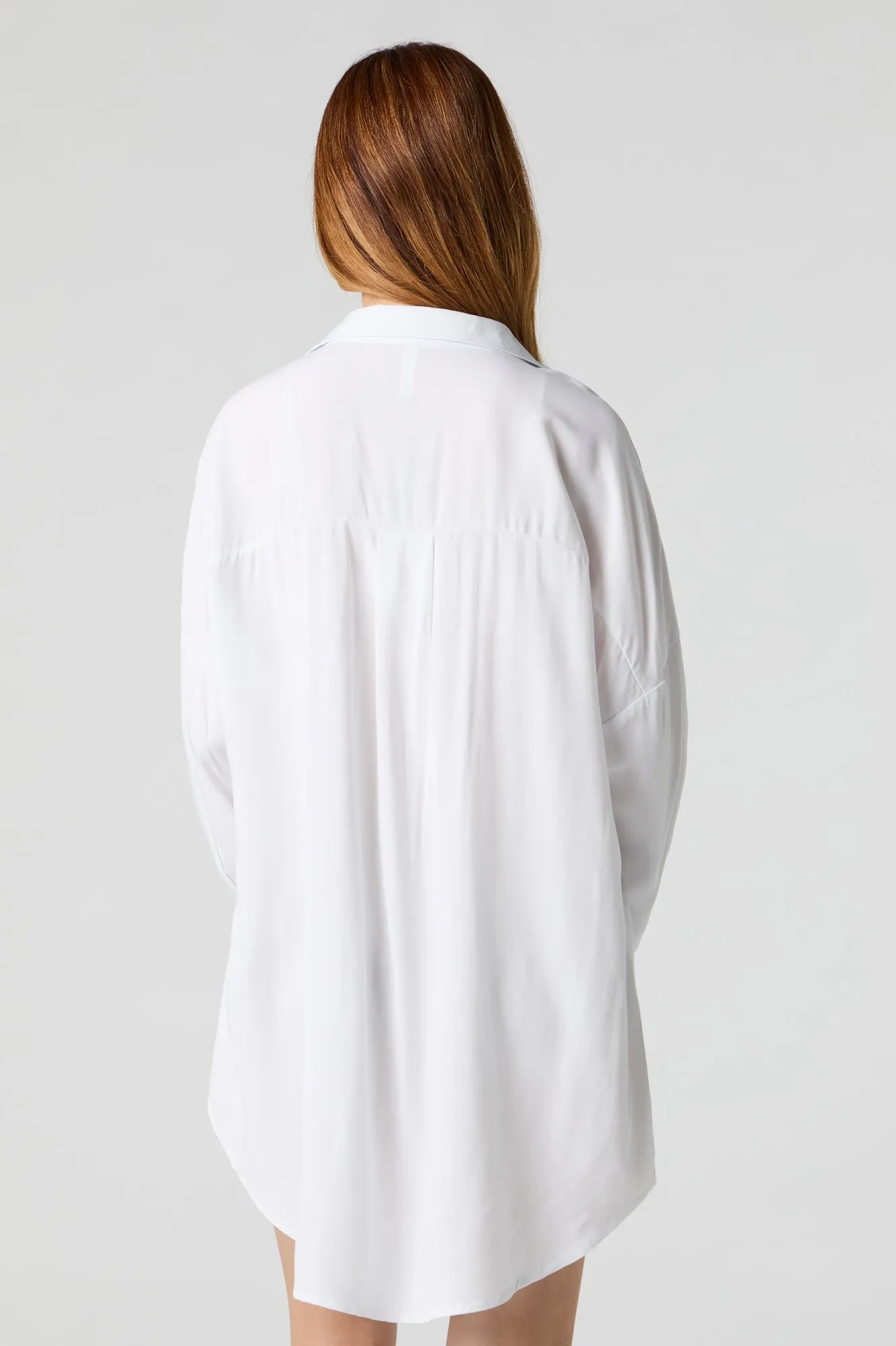 Haut boutonné surdimensionné couvre-maillot sold by Urban Planet product image thumbnail 5