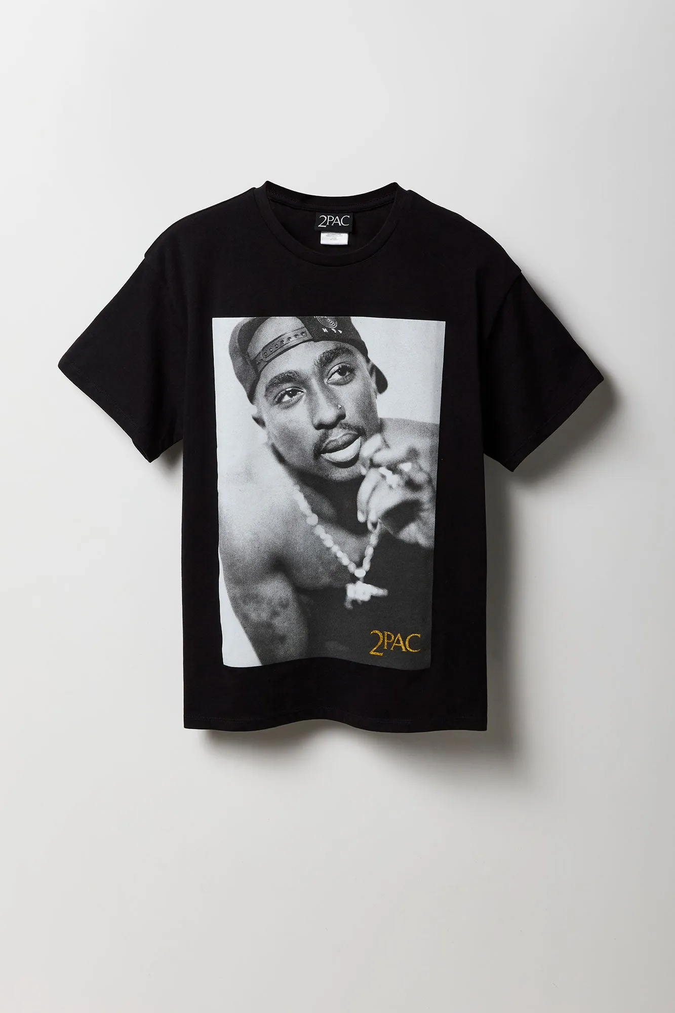 Tupac Graphic Boyfriend T-Shirt sold by Urban Planet product image thumbnail 4