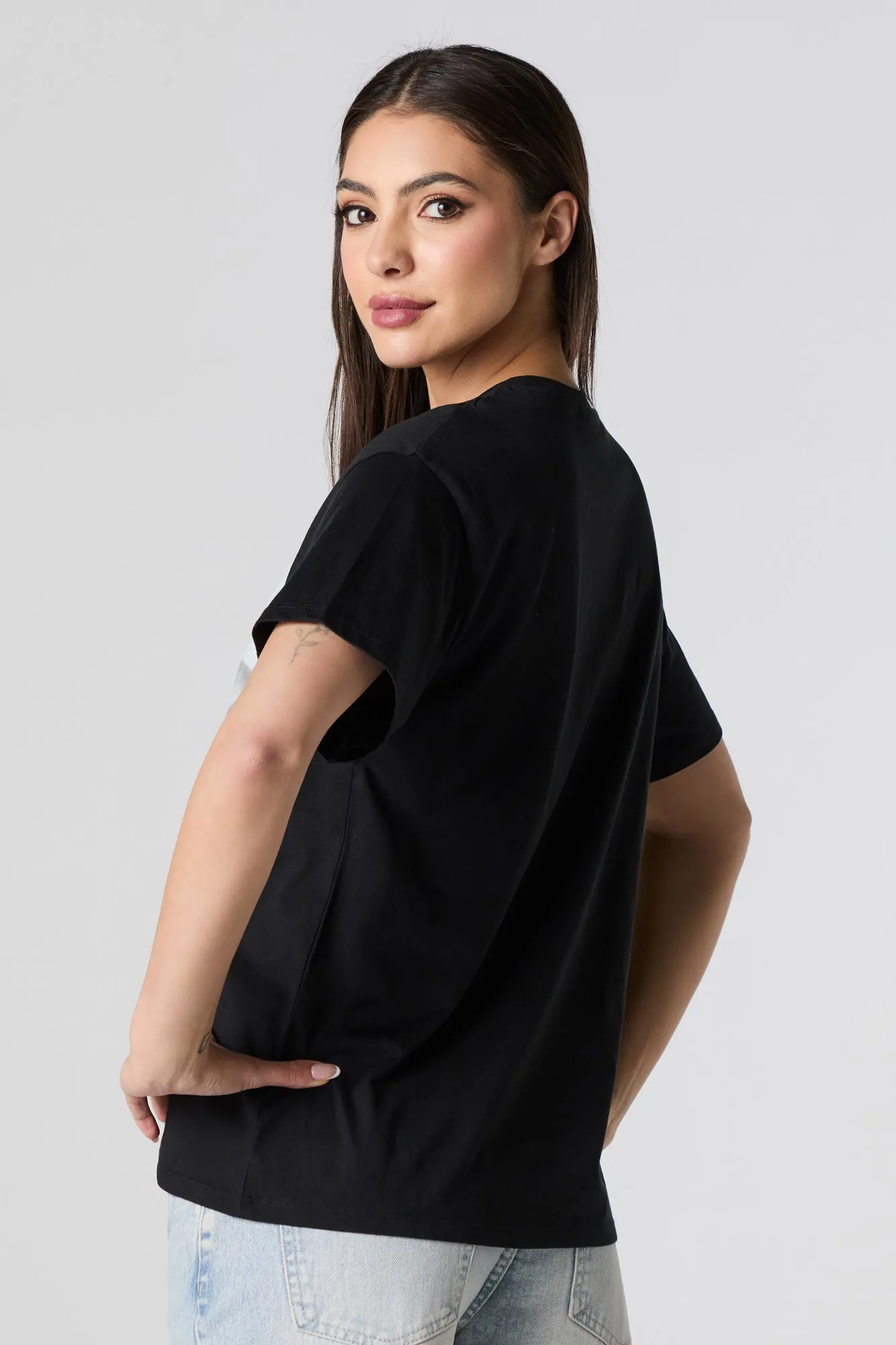 T-shirt de coupe garçonne à imprimé Tupac sold by Urban Planet product image thumbnail 2