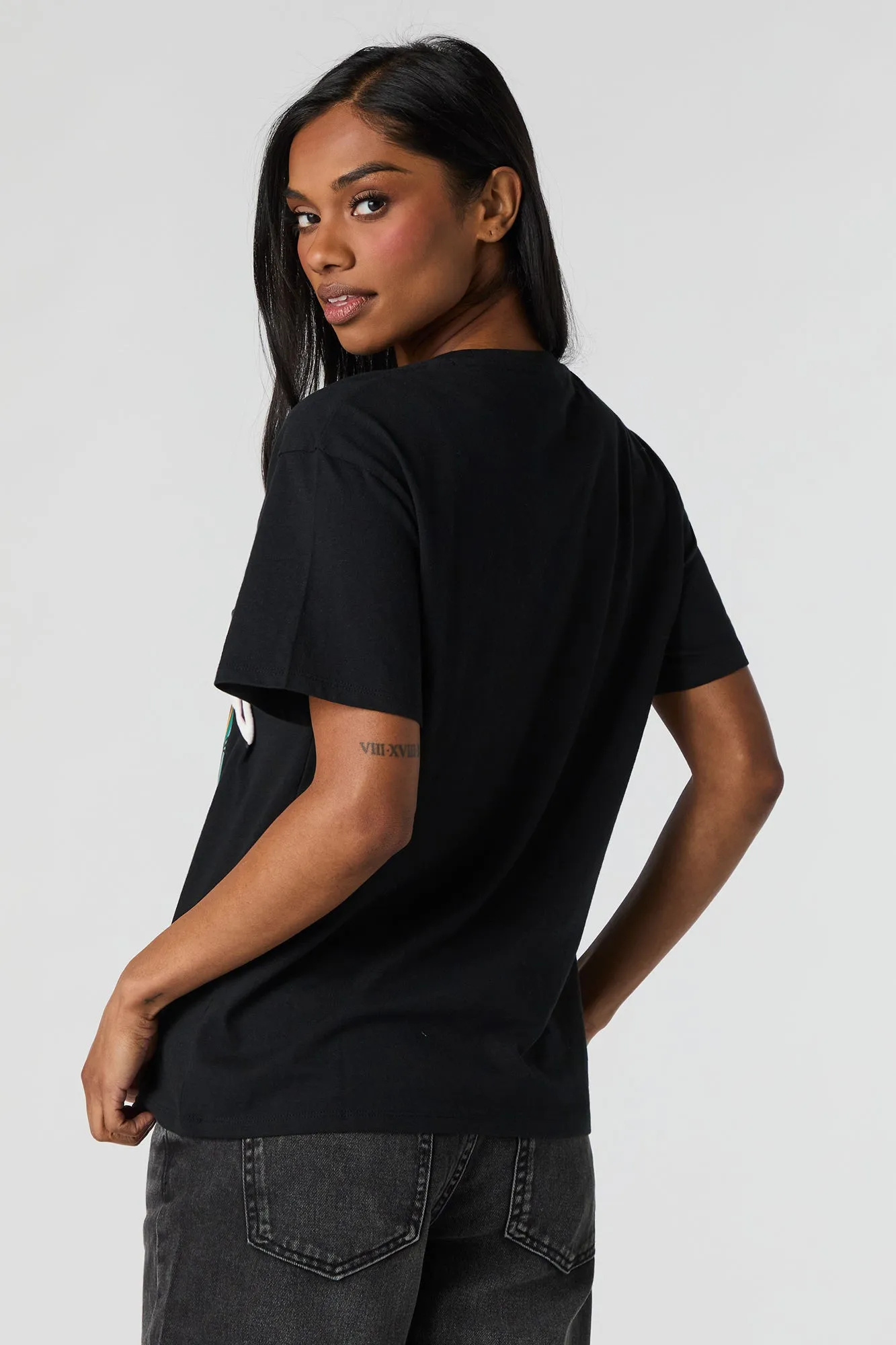 Garfield Puff Print Boyfriend T-Shirt sold by Urban Planet product image thumbnail 2