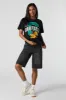Garfield Puff Print Boyfriend T-Shirt sold by Urban Planet