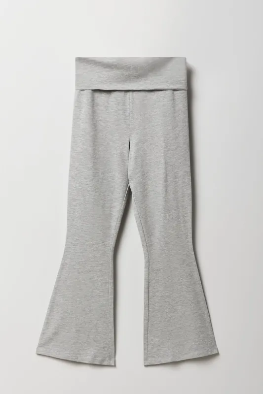 Legging à jambe évasée avec bande de taille repliée pour fille sold by Urban Planet