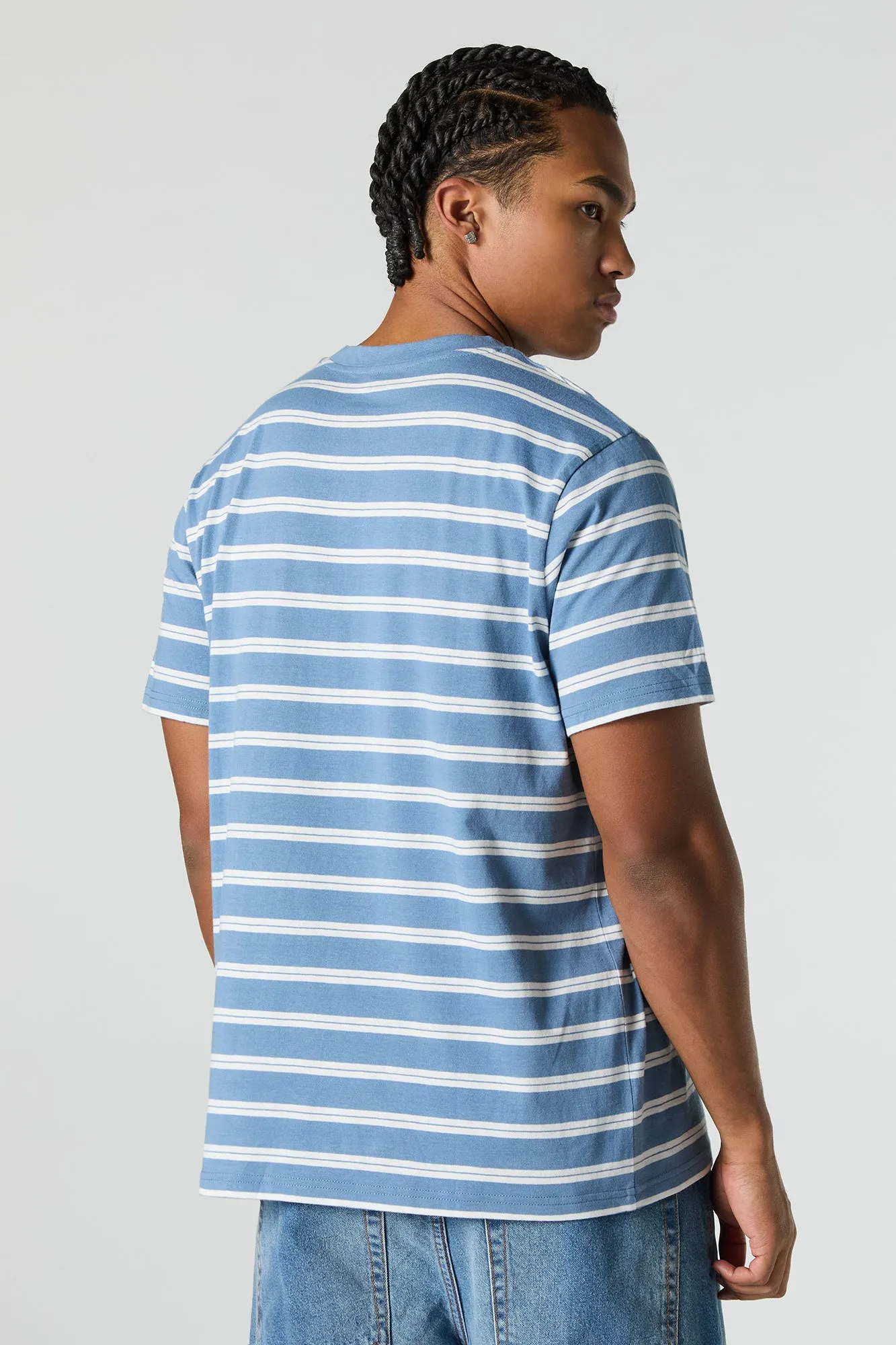 T-shirt rayé ras du cou sold by Urban Planet product image thumbnail 2