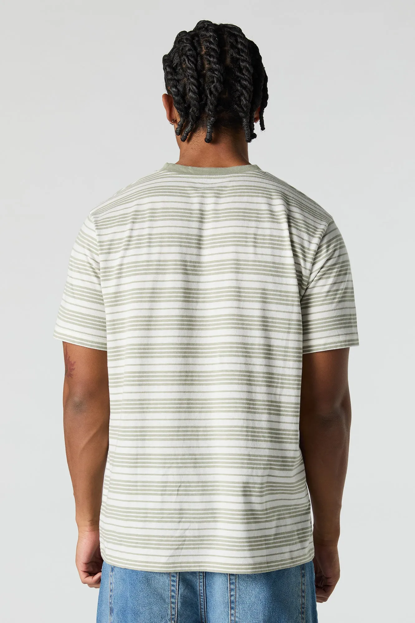 T-shirt rayé ras du cou sold by Urban Planet product image thumbnail 5