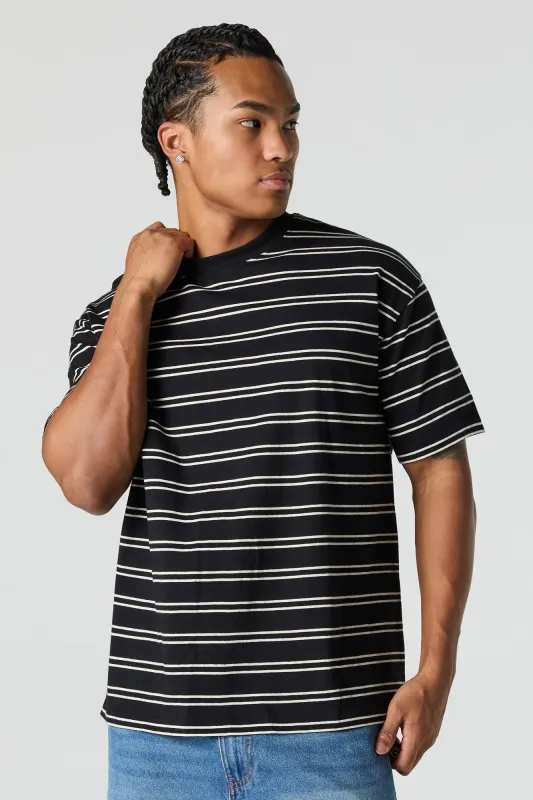 T-shirt rayé ras du cou sold by Urban Planet