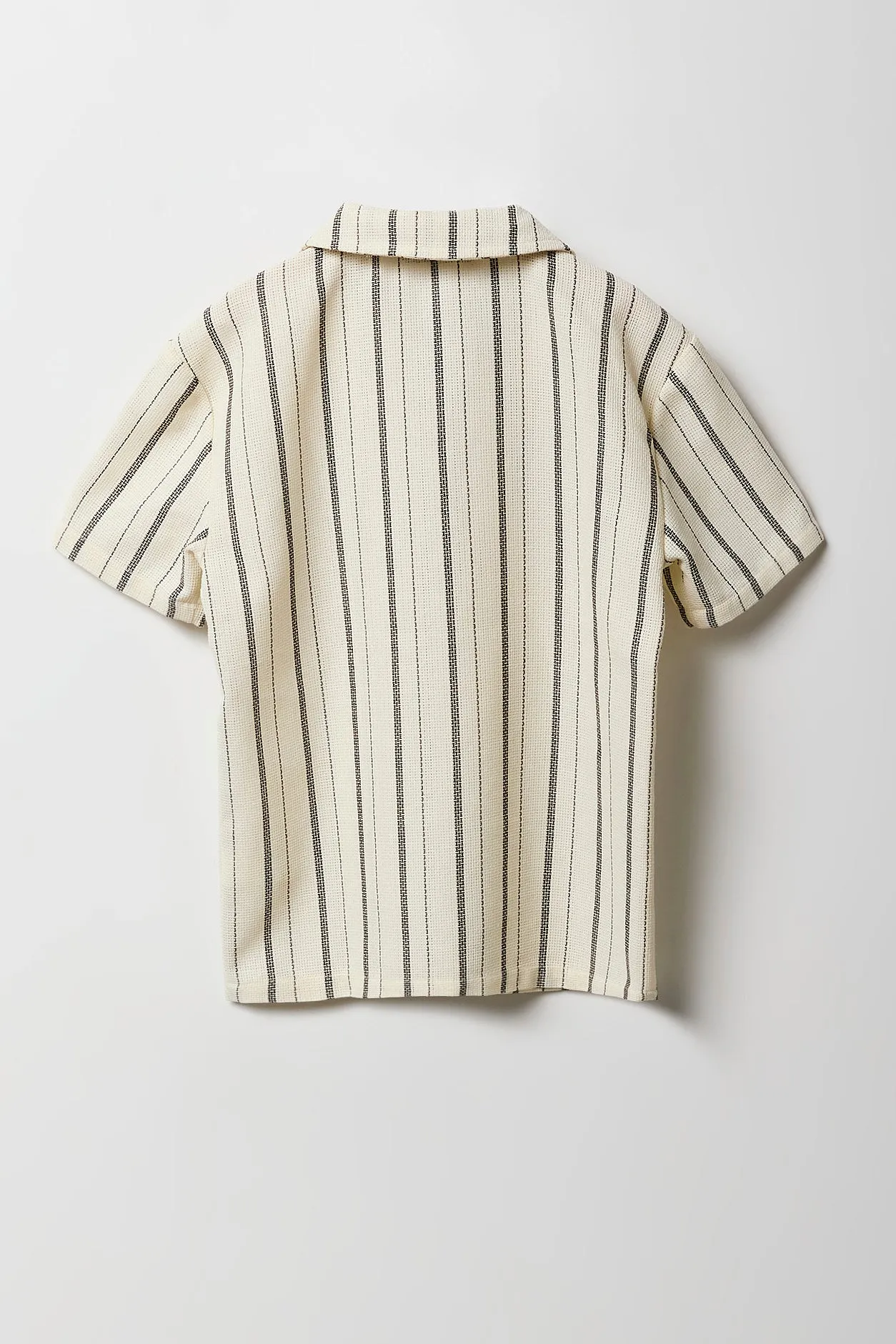 Boys Textured Striped Button-Up Top sold by Urban Planet product image thumbnail 4