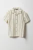 Haut boutonné texturé rayé pour garçon sold by Urban Planet