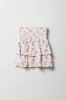 Jupe-short volantée smockée fleurie pour fille sold by Urban Planet