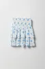 Jupe-short volantée smockée fleurie pour fille sold by Urban Planet