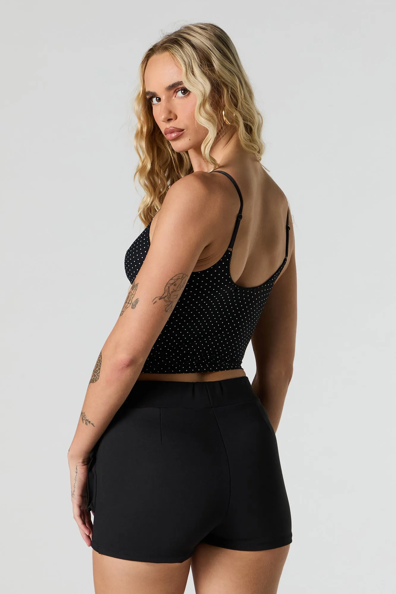 Mesh V-Neck Cami sold by Urban Planet product image thumbnail 2