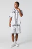Jersey de baseball en filet à imprimé City sold by Urban Planet