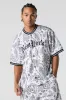 Printed Mesh Jersey sold by Urban Planet