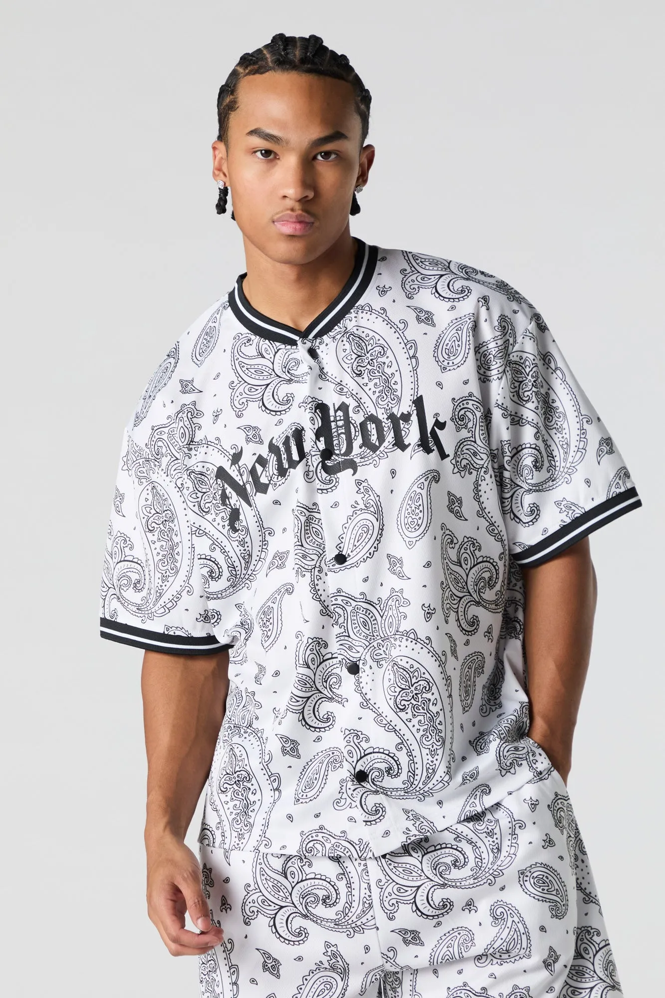 Jersey en filet imprimé sold by Urban Planet product image thumbnail 4