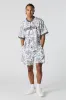 Short Active en filet imprimé sold by Urban Planet