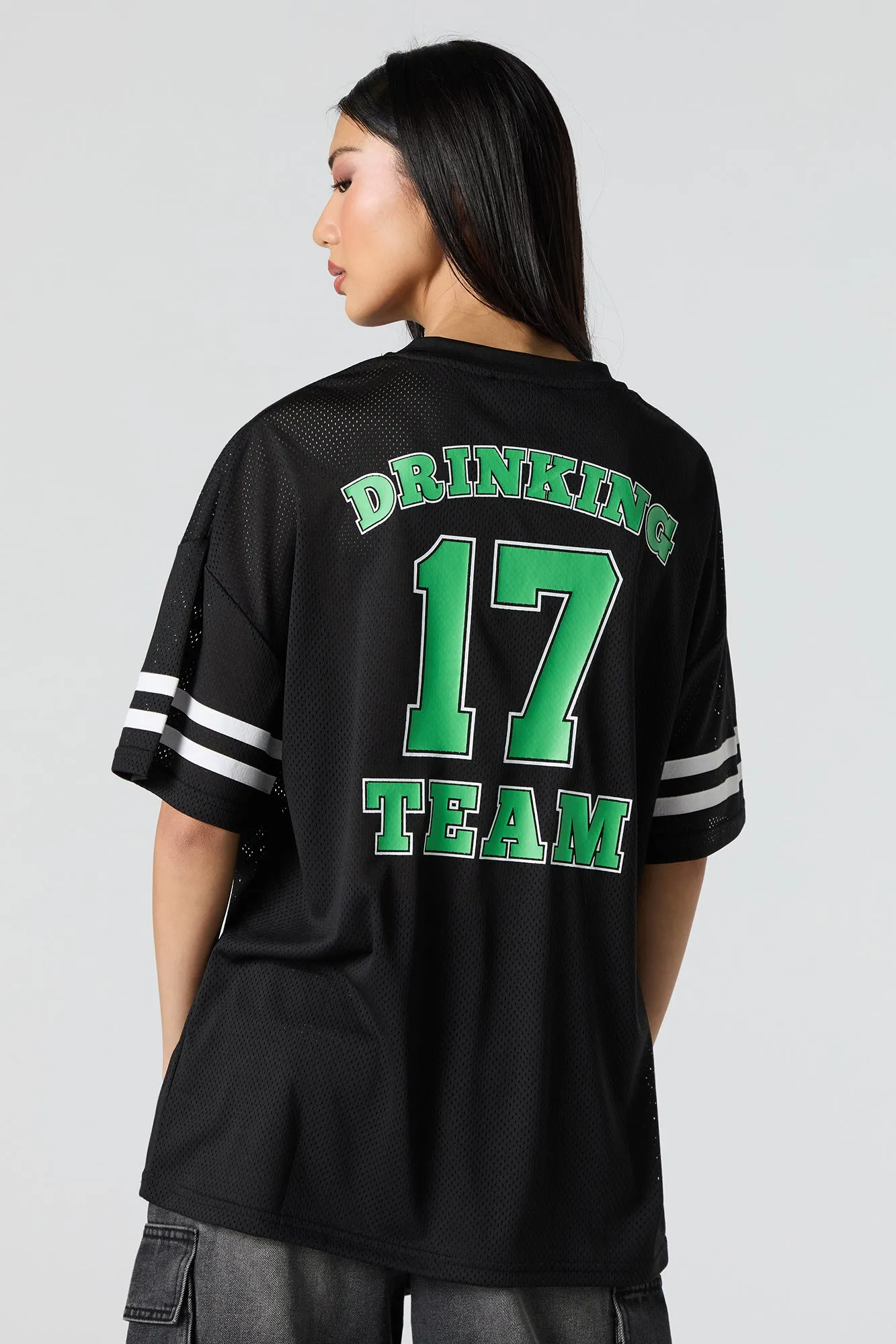 Jersey en filet à imprimé Saint-Patrick sold by Urban Planet product image thumbnail 5