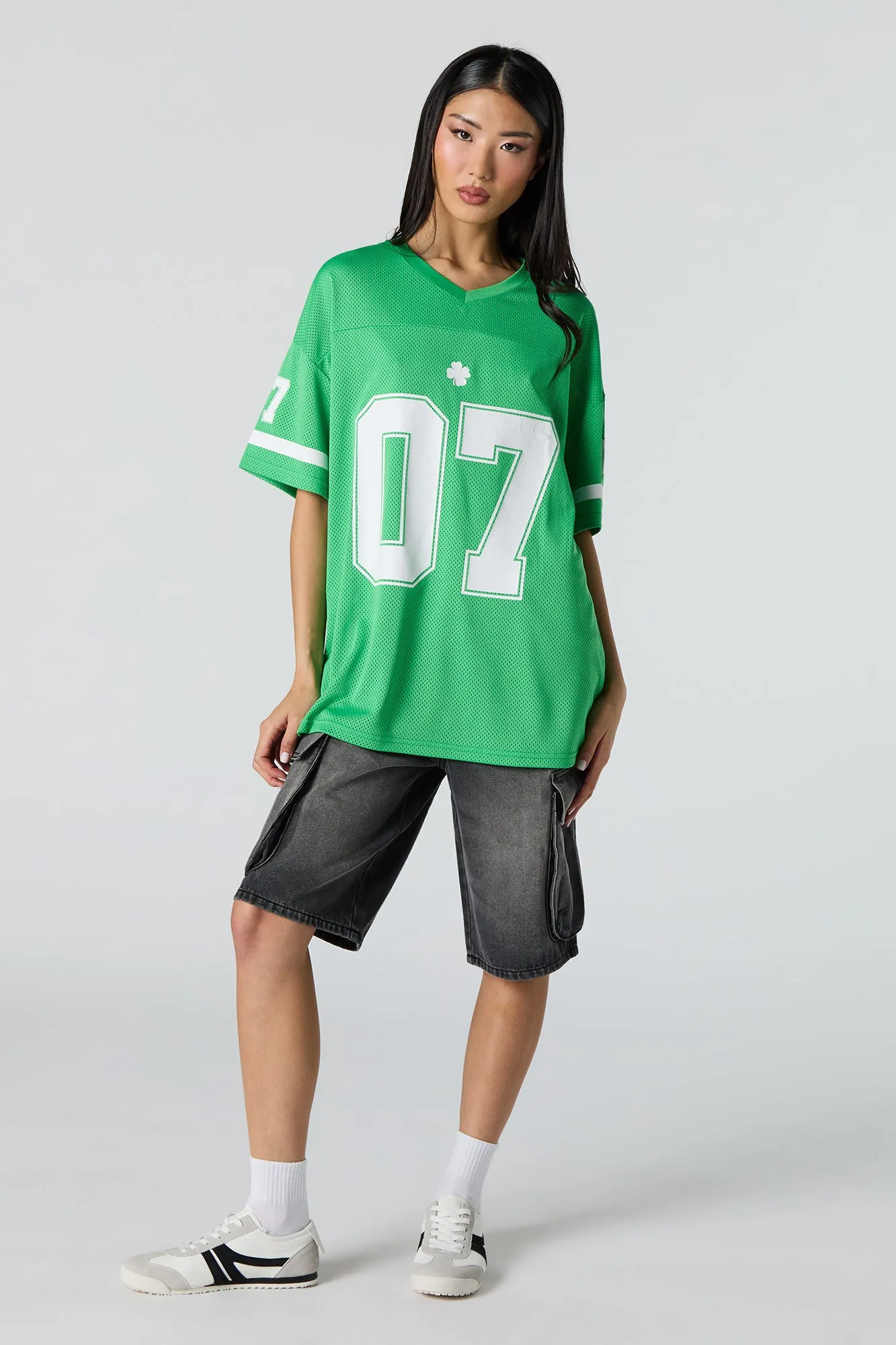 Jersey en filet à imprimé Saint-Patrick sold by Urban Planet product image thumbnail 3