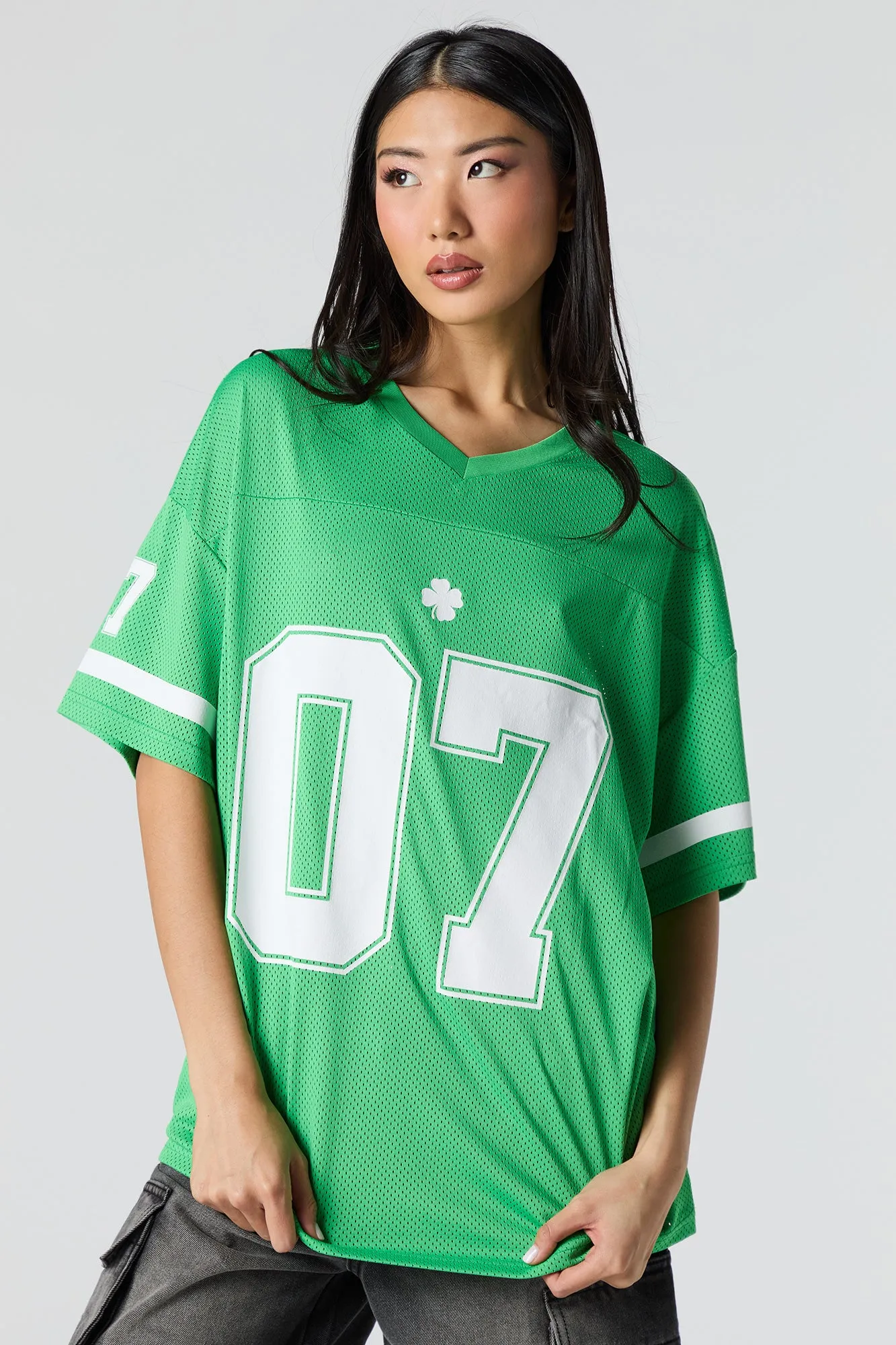 Jersey en filet à imprimé Saint-Patrick sold by Urban Planet product image thumbnail 2