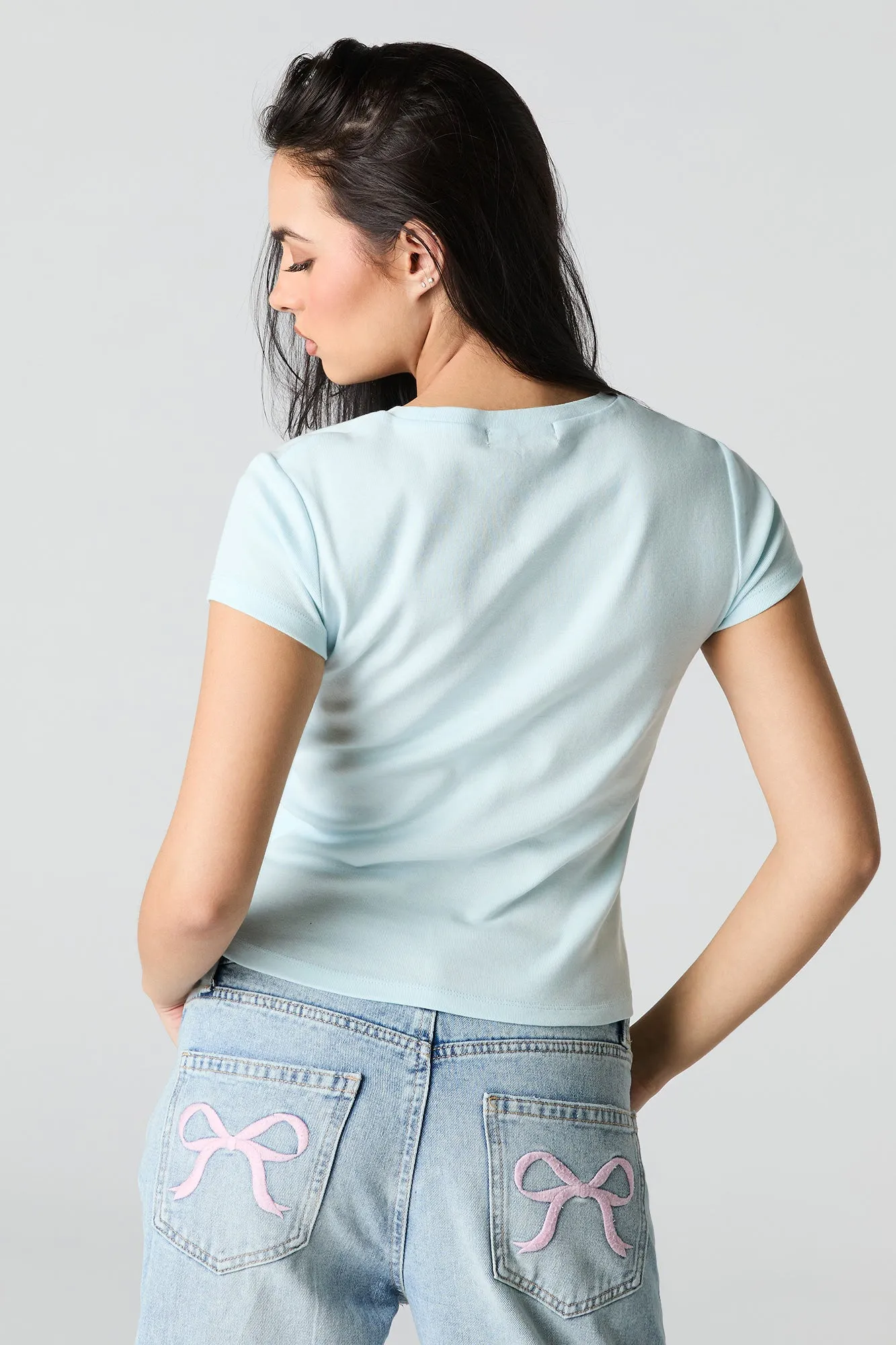 Graphic Cropped T-Shirt sold by Urban Planet product image thumbnail 2