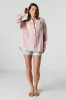 Oversized Button-Up Long Sleeve Top sold by Urban Planet