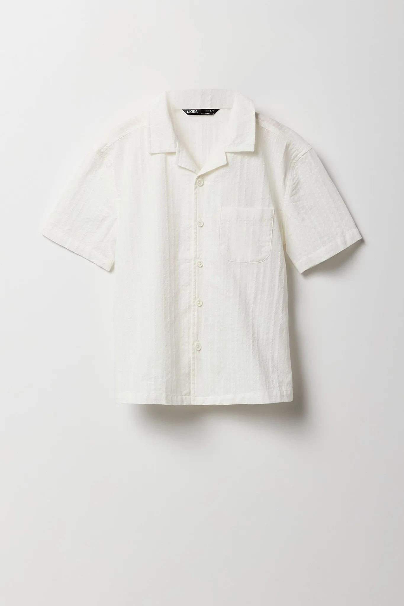 Boys Textured Button-Up Top sold by Urban Planet product image thumbnail 3