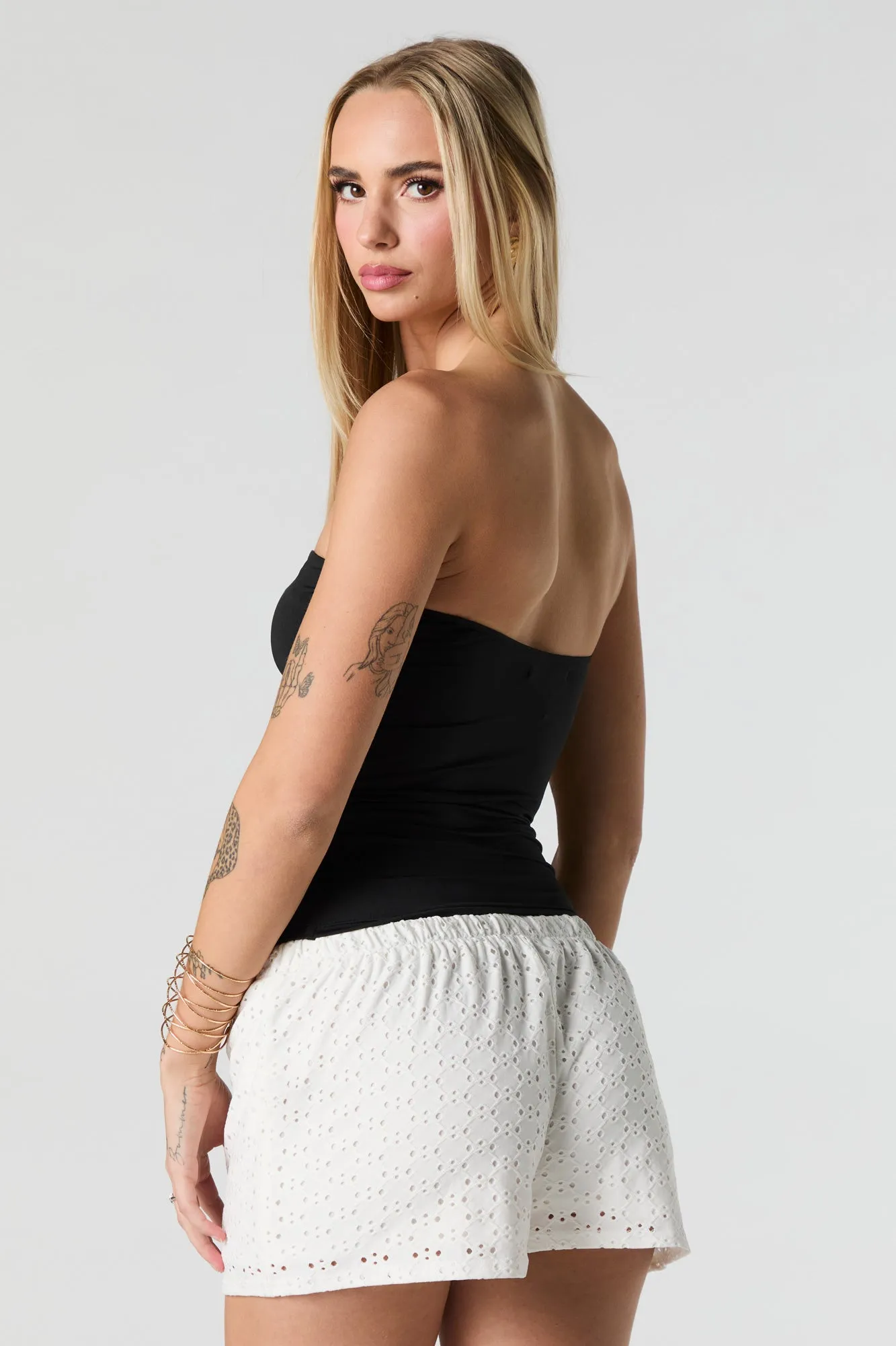 Flower Graphic Tube Top sold by Urban Planet product image thumbnail 5