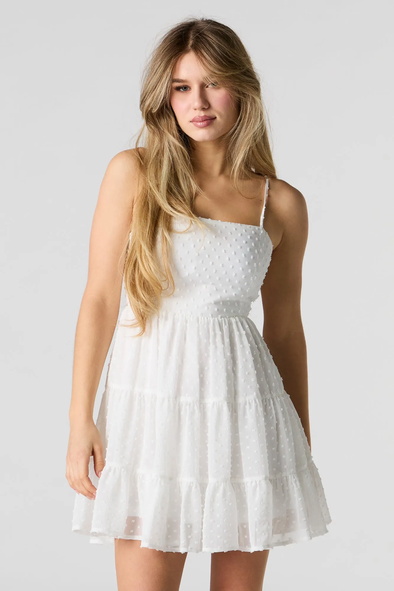 Minirobe à bonnets intégrée à volants à pois sold by Urban Planet product image thumbnail 4