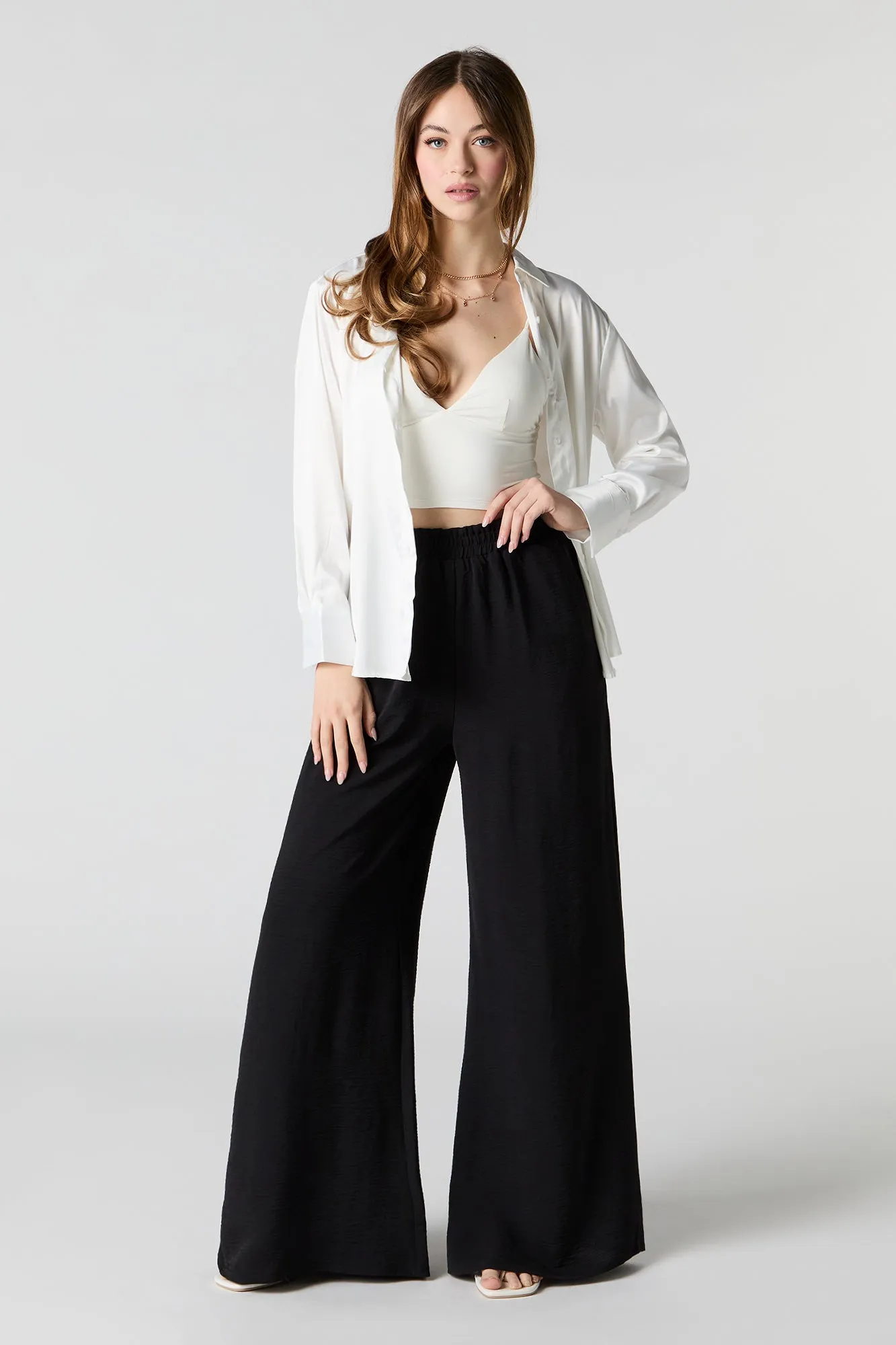 Flowy Wide Leg Pant sold by Urban Planet product image thumbnail 4