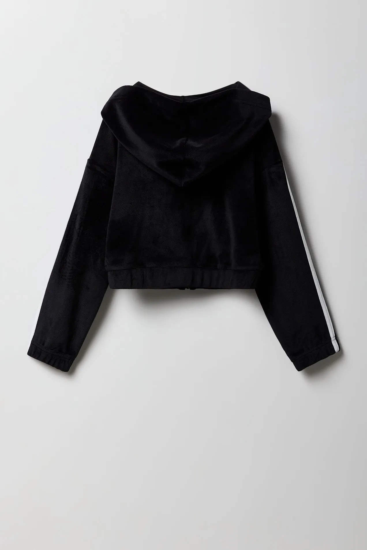 Girls Active Velour Zip-Up Hoodie sold by Urban Planet product image thumbnail 4