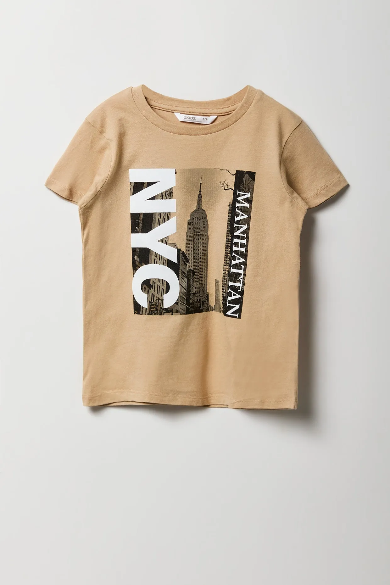 Girls Manhattan NYC Graphic T-Shirt sold by Urban Planet